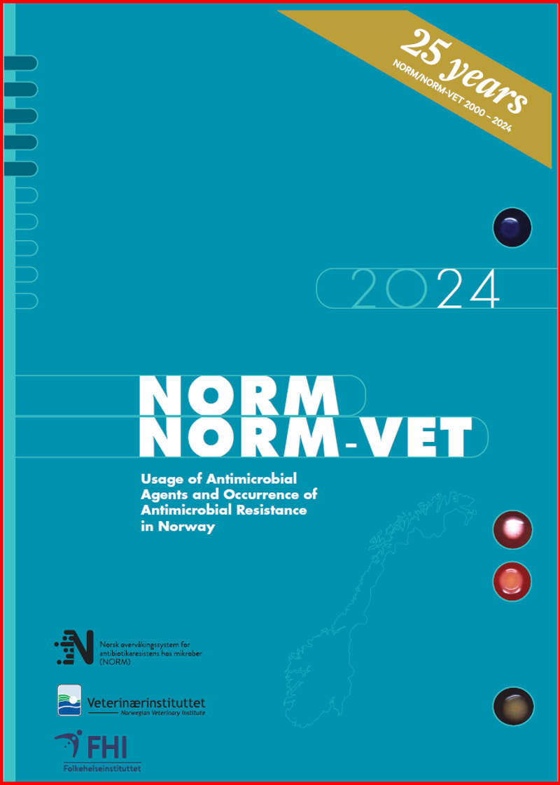 Forside til NORM og NORM-VET-rapporten 2024