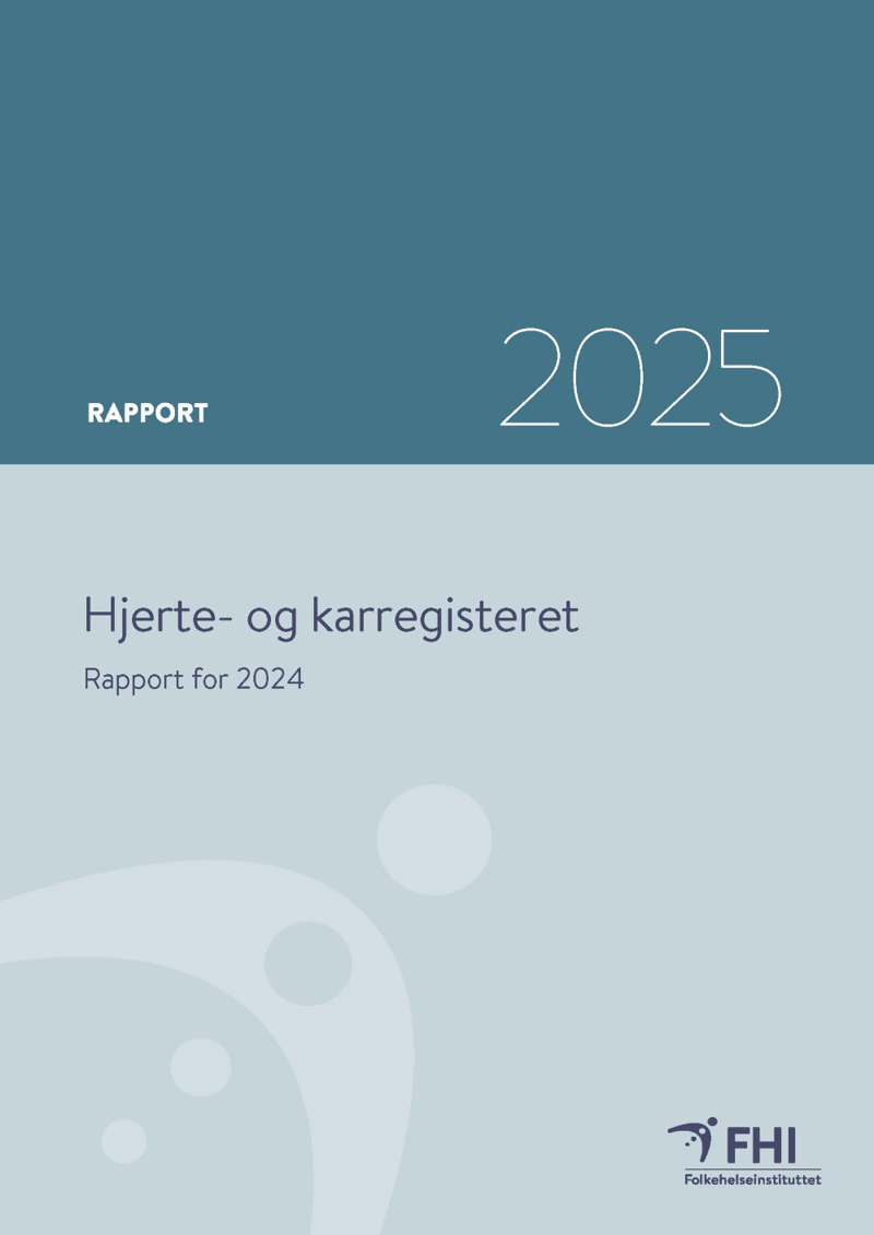 En forside av rapporten med tittel på rapporten (bilde)