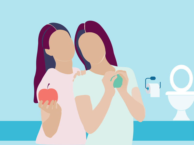 Illustrasjonsbilde for tvilling IBS studie