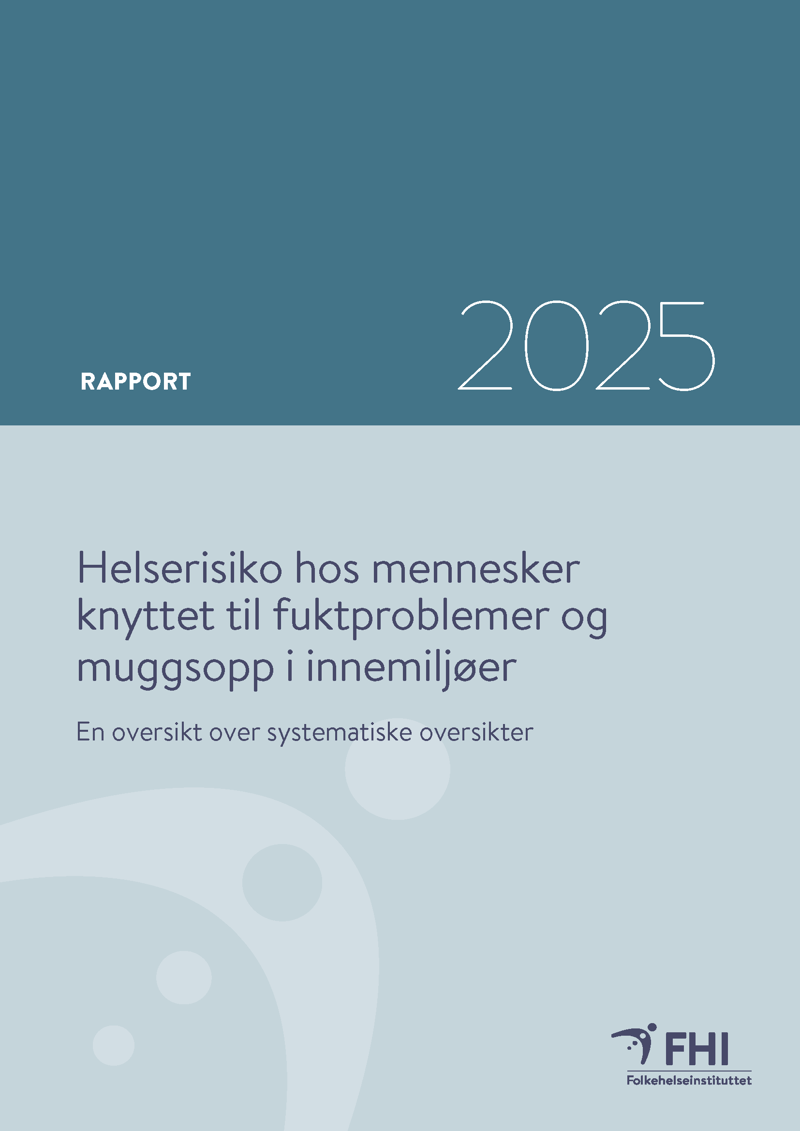 Forsiden av rapporten Inneklima 2025