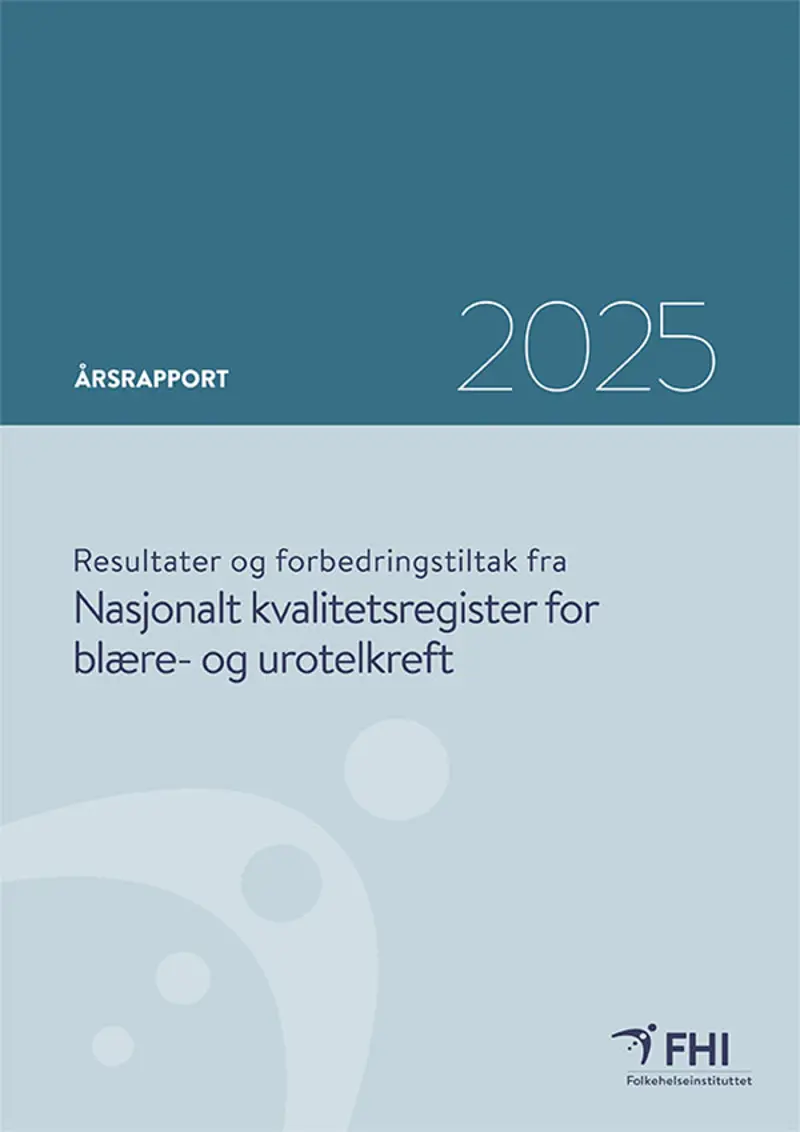 Forside rapport Blære- og urotelkreft 2025