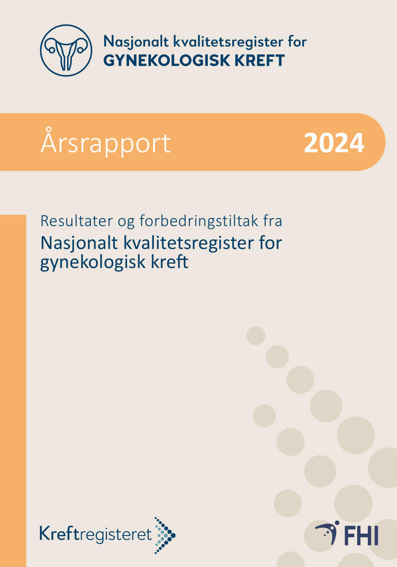 Forside årsrapport gynekologisk kreft 2024