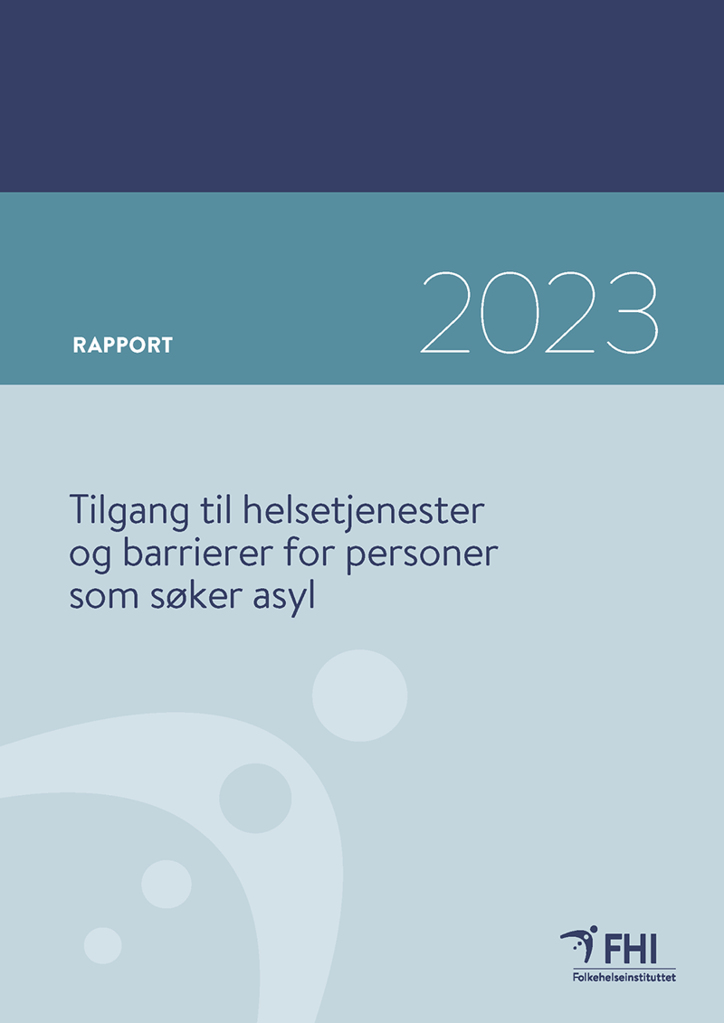 Rapportens forside. Bilde.