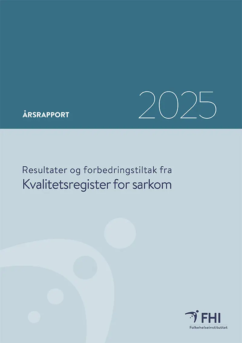 Forside rapport Sarkom 2025