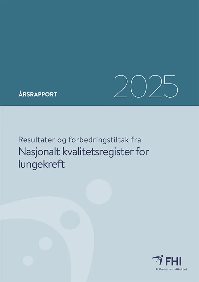 Forside rapport Lungekreft 2025