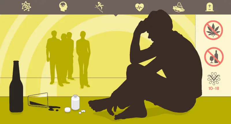 illustrasjon rusbrukslidelser