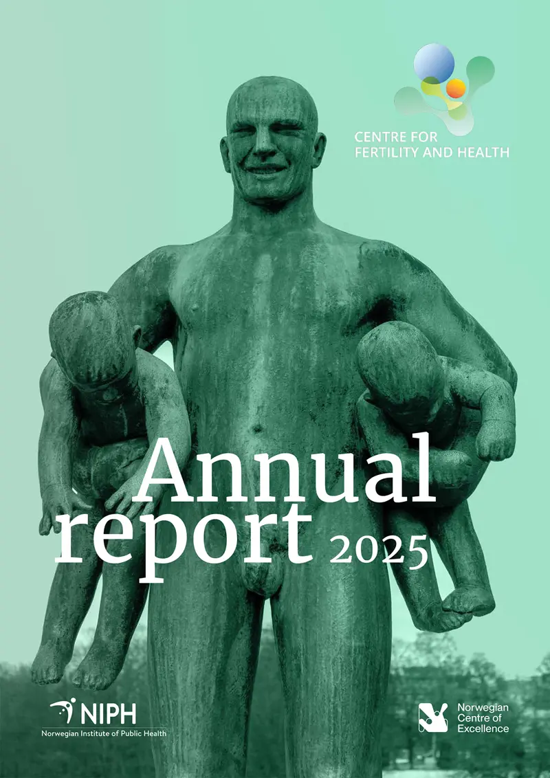 Forside årsrapport 2025 Senter for fruktbarhet og helse