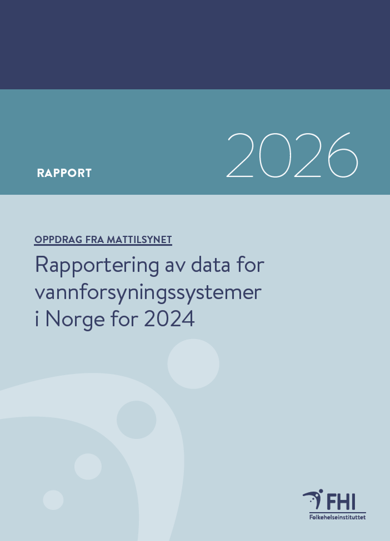 Forside til vannverksrapporten for 2024