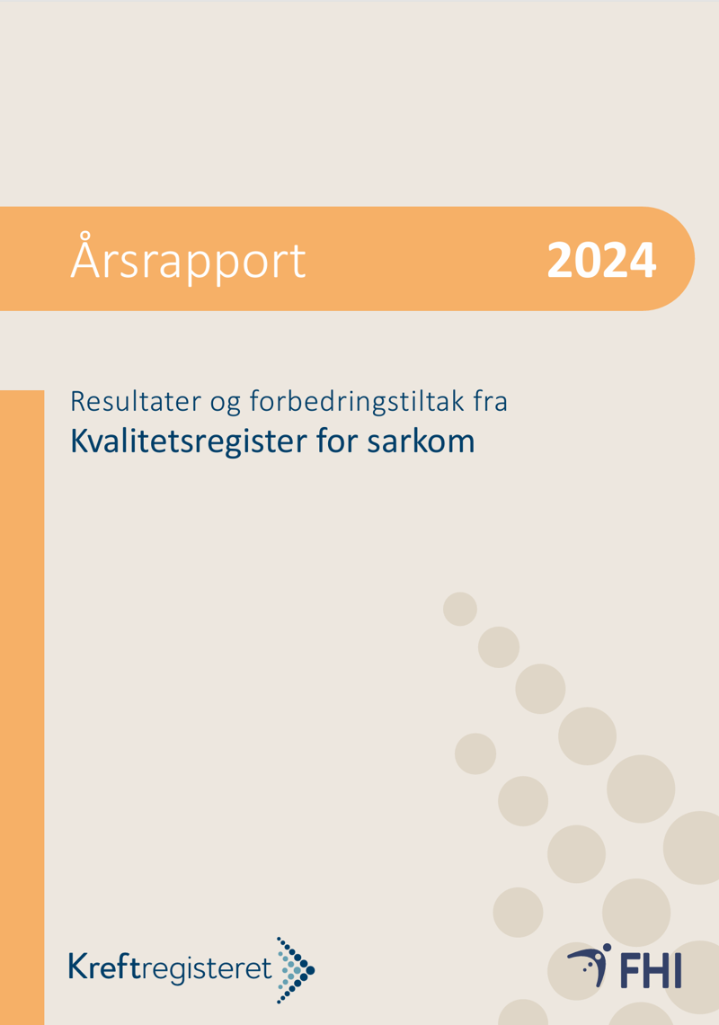 forside rapport sarkom 2024
