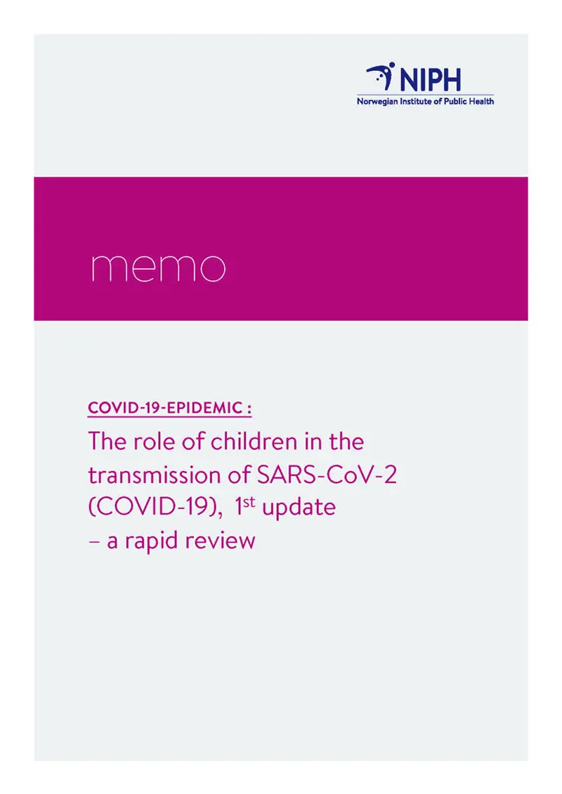 Forside omslag children transmission 1st update covid-19_ENG.jpg