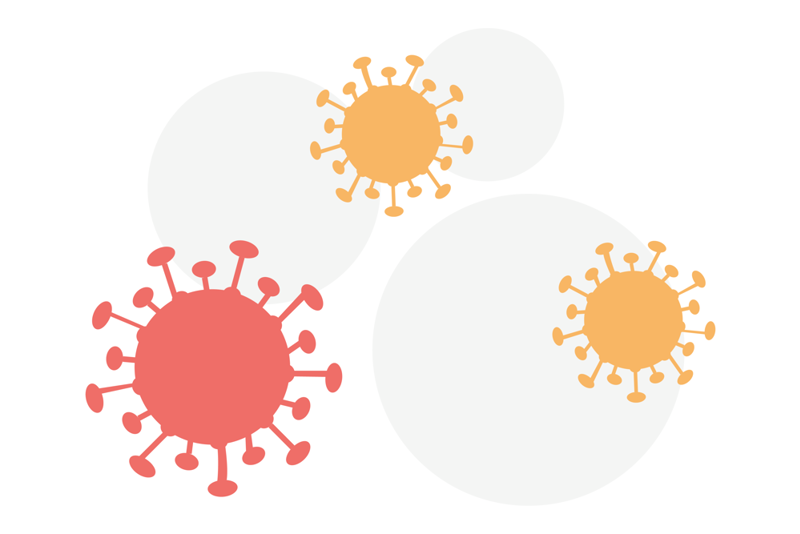 illustrasjon av virus