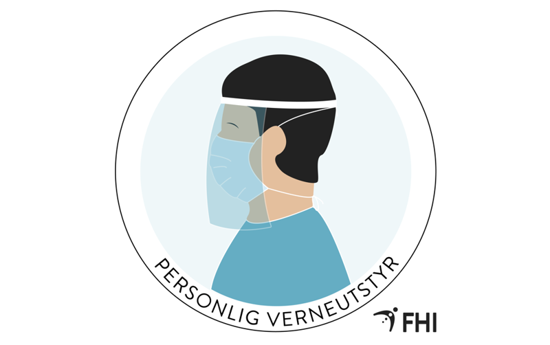 illustrasjon av personlig verneutstyr