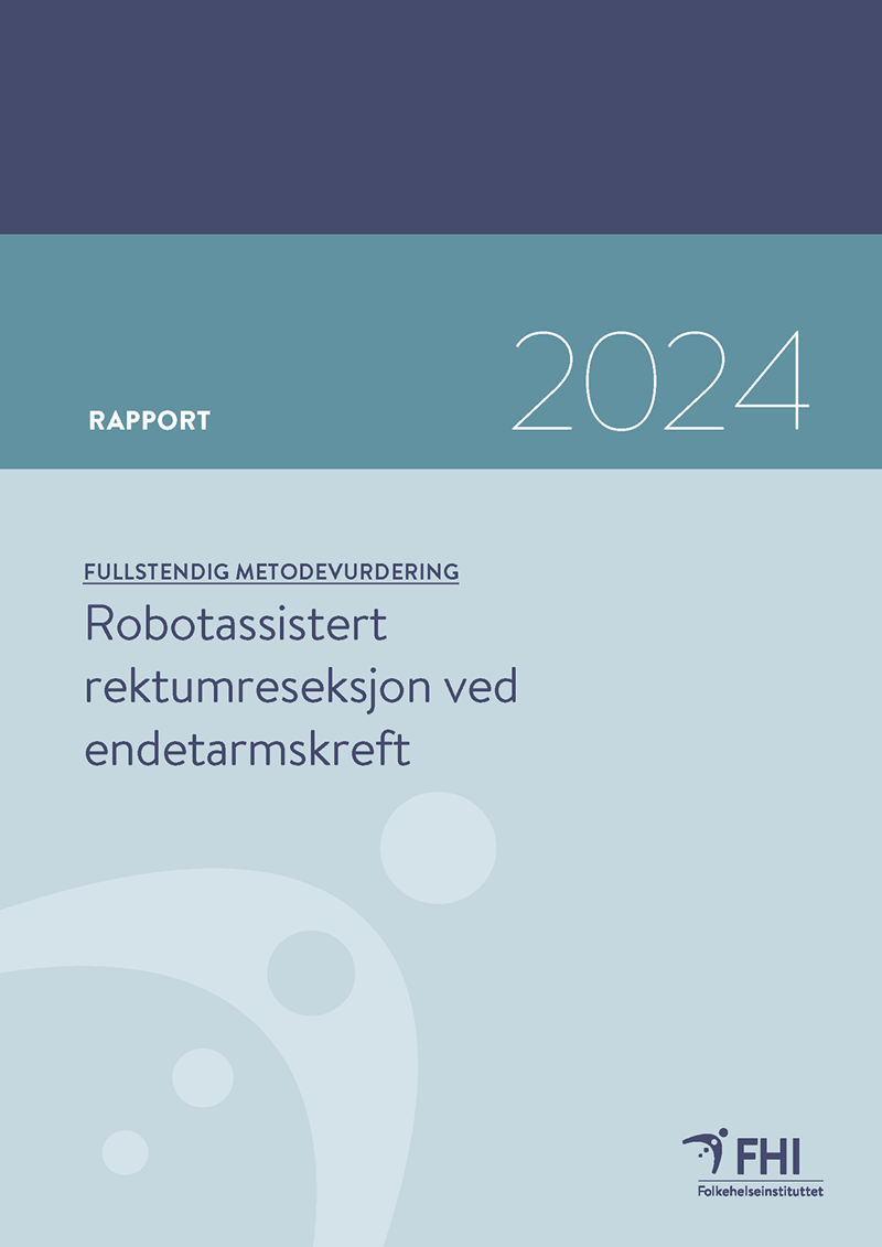 Rapportens forside. bilde.