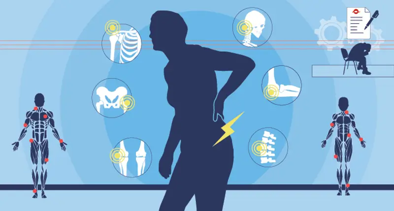 illustrasjon muskelsmerter