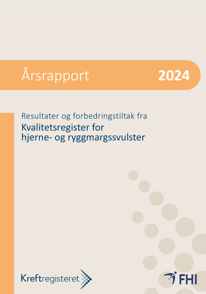 forside hjernekreft årsrapport 2024