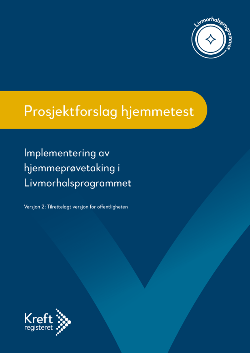 forside rapport prosjekt hjemmetest