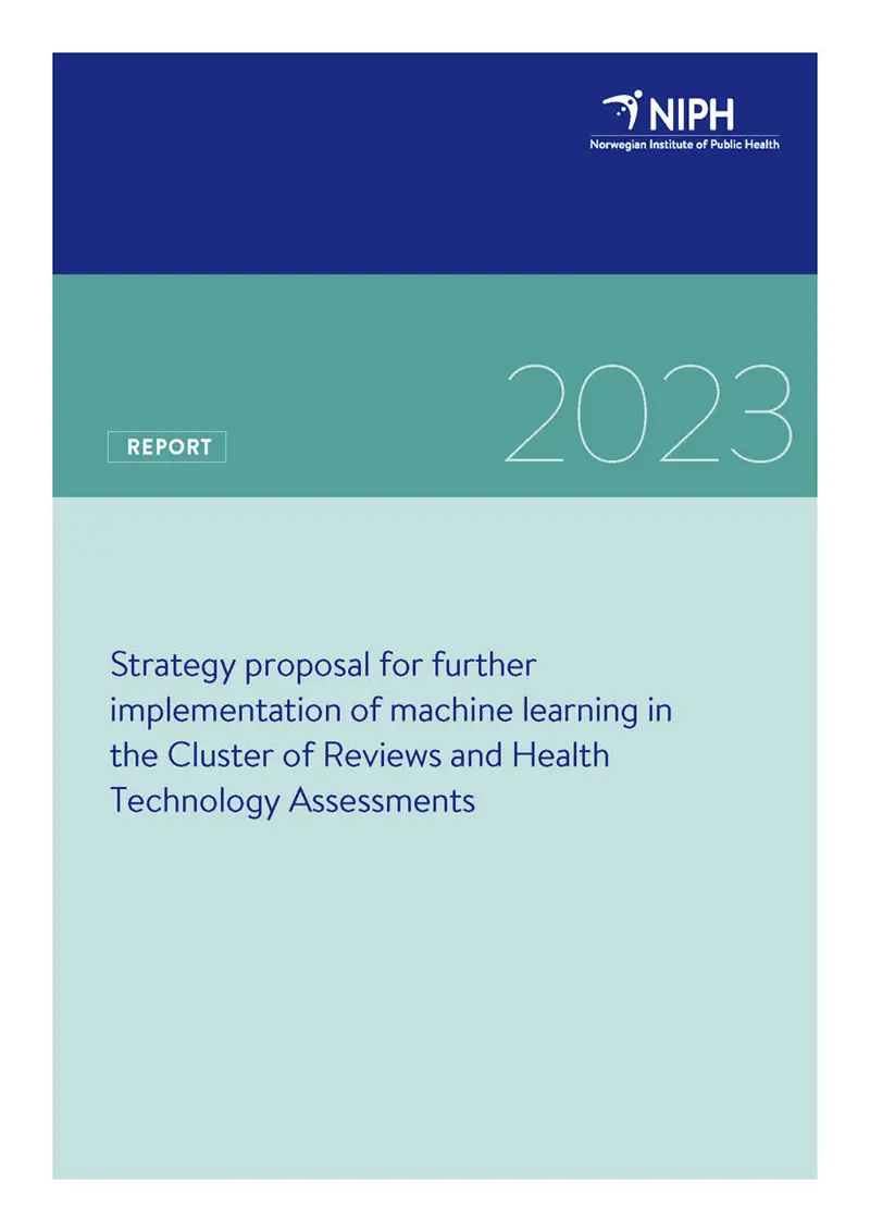Bilde av rapportens forside