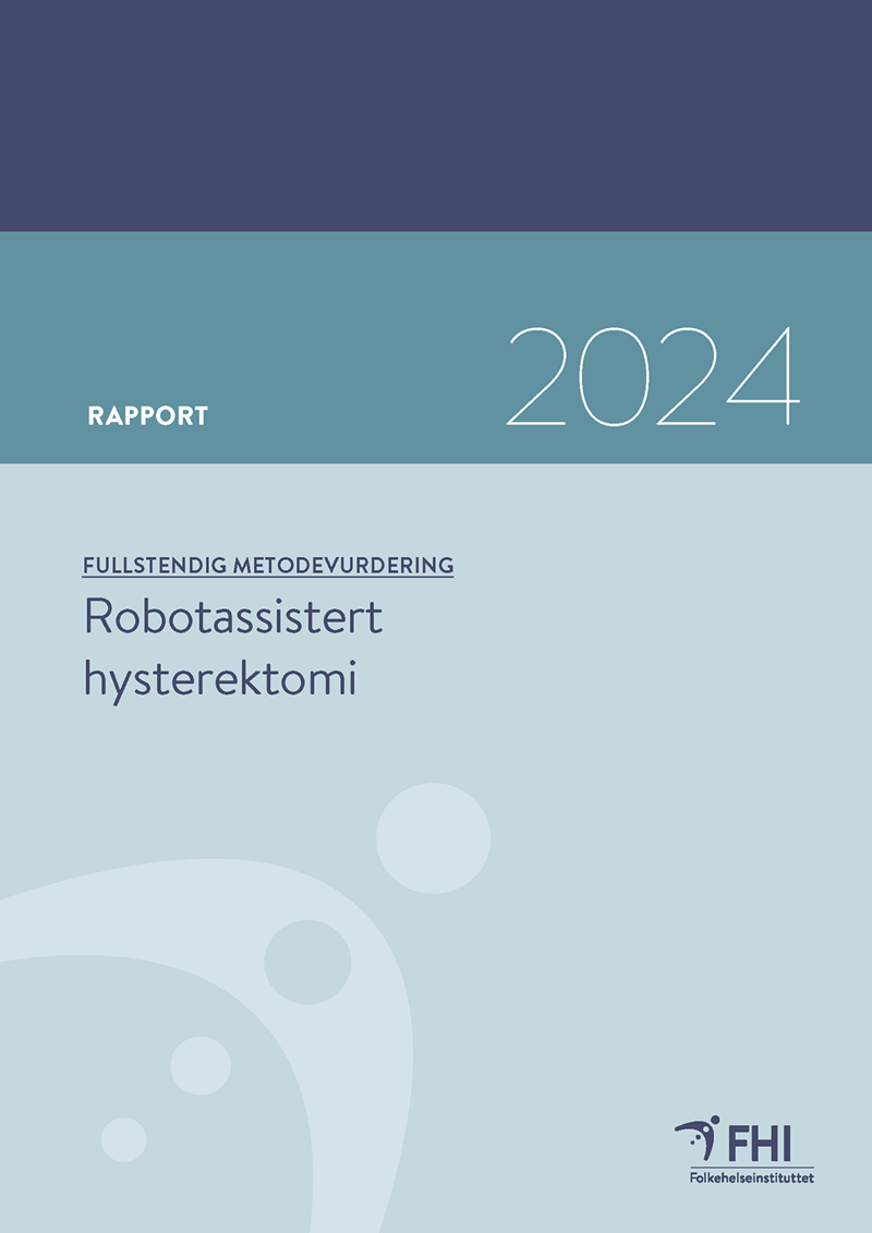 Rapportens forside. Bilde