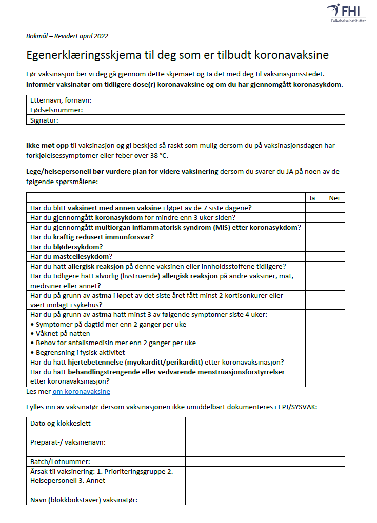 eigenerkl-ringsskjema-for-koronavaksinering-fhi