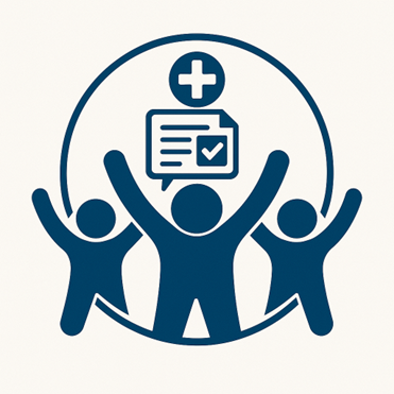 Logo for the support systems. Picture.