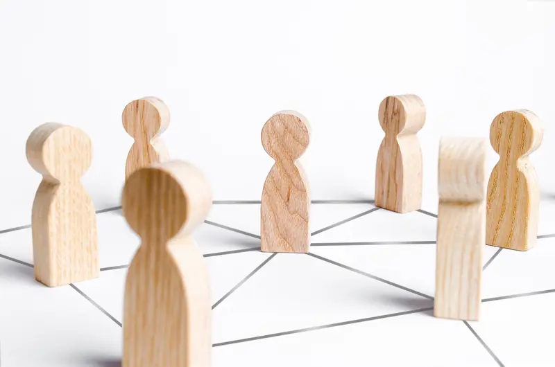 Illustrasjon av nettverk