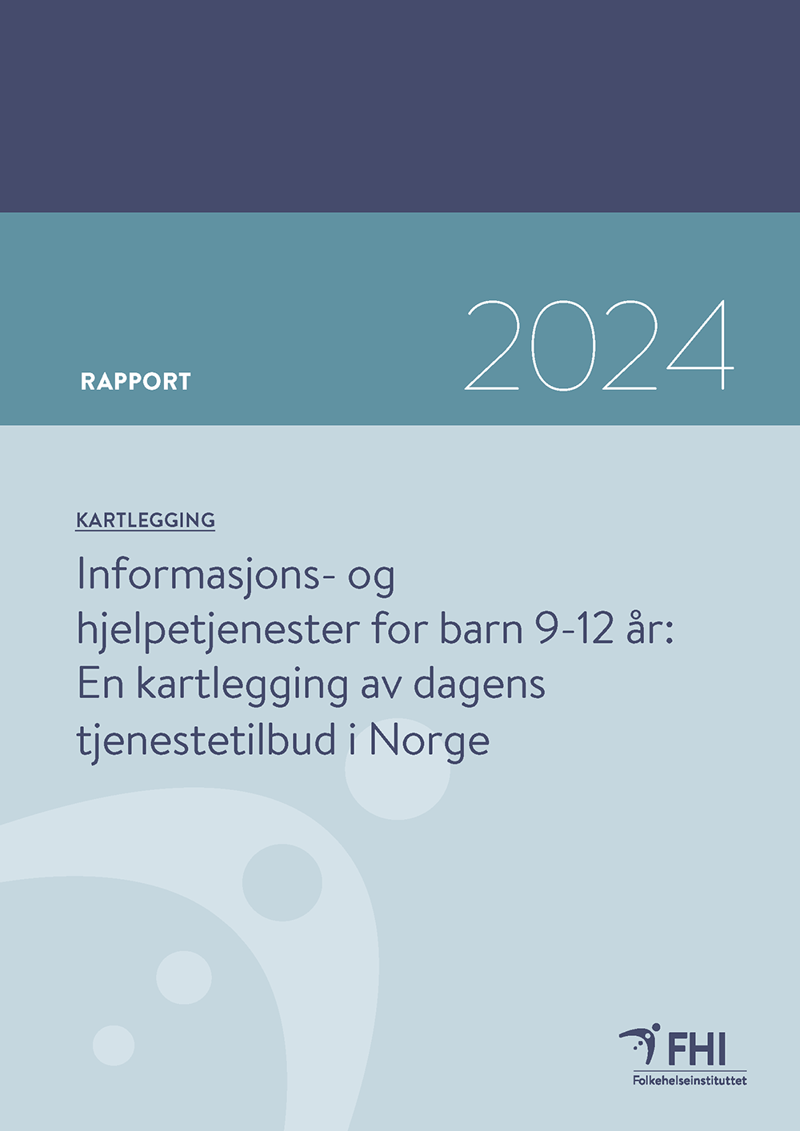 Rapportens forside. Bilde.