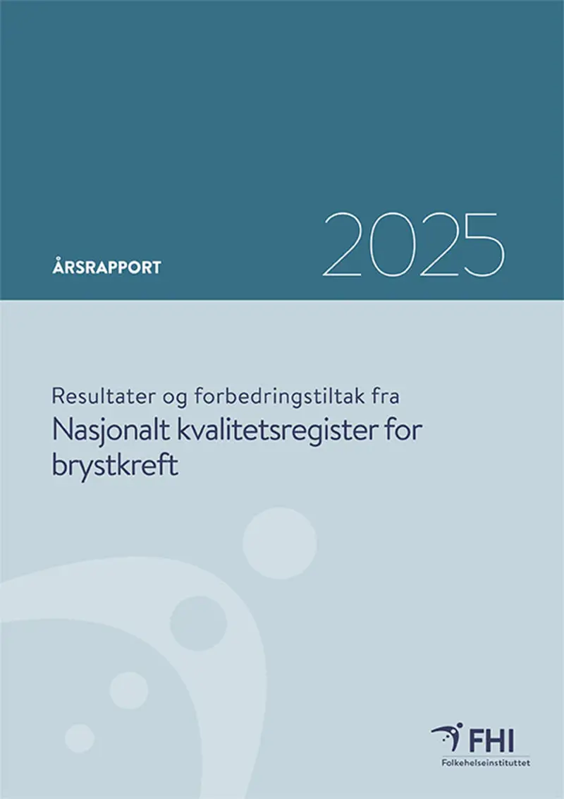 Forside rapport Brystkreft 2025