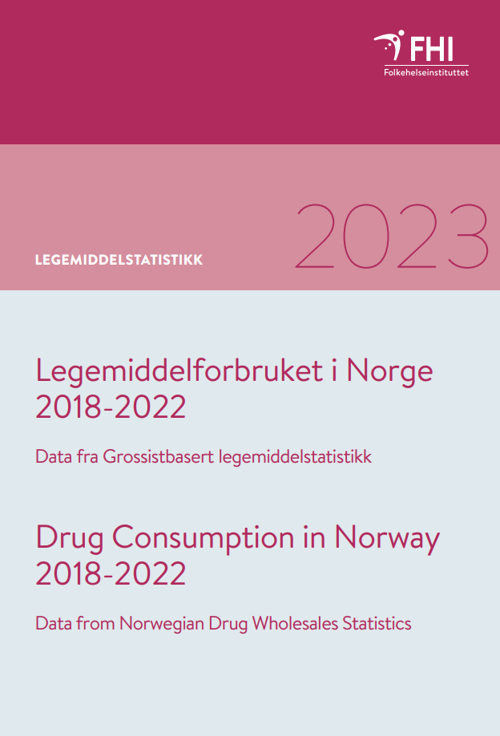 Forside rapport om legemiddelforbruket i Norge 2018-2022
