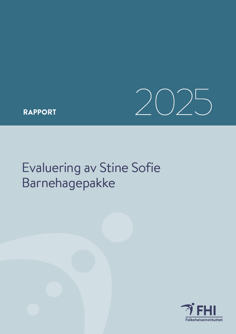 Forside av rapport