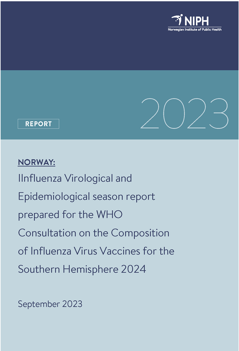Forside influensarapport WHO