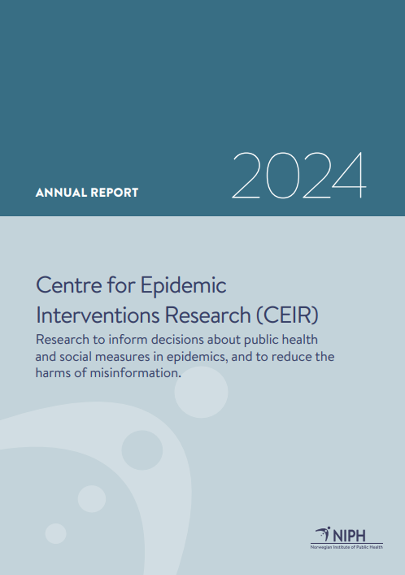 Screenshot of the report’s front page. The report title is visible.