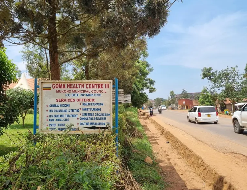 Picture from the project in Uganda