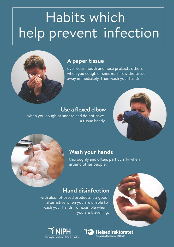 picture of poster hand hygiene