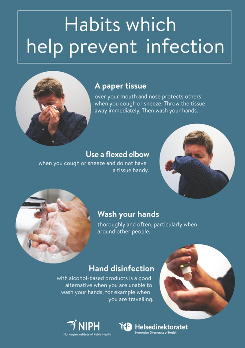 picture of poster hand hygiene