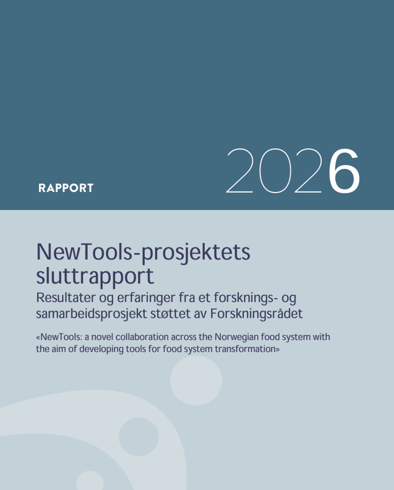 Bilde av forsiden til NewTools sluttrapport