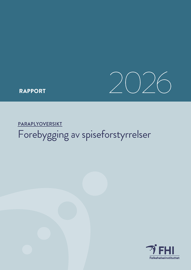 Rapportens forside. Bilde