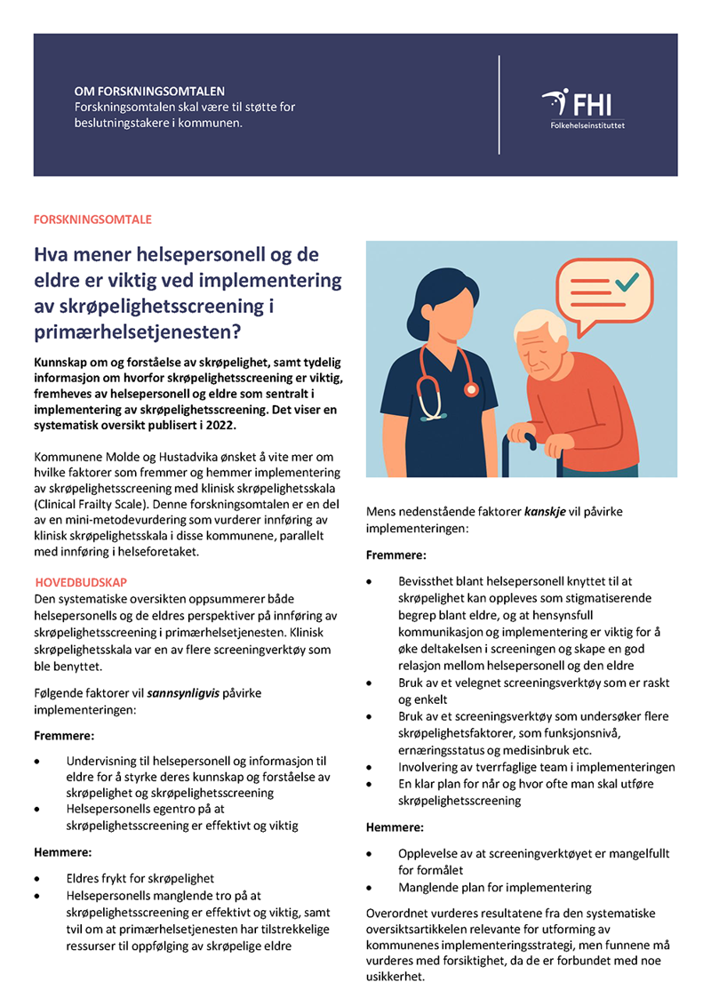 Omtalens pdf-forside. Bilde.