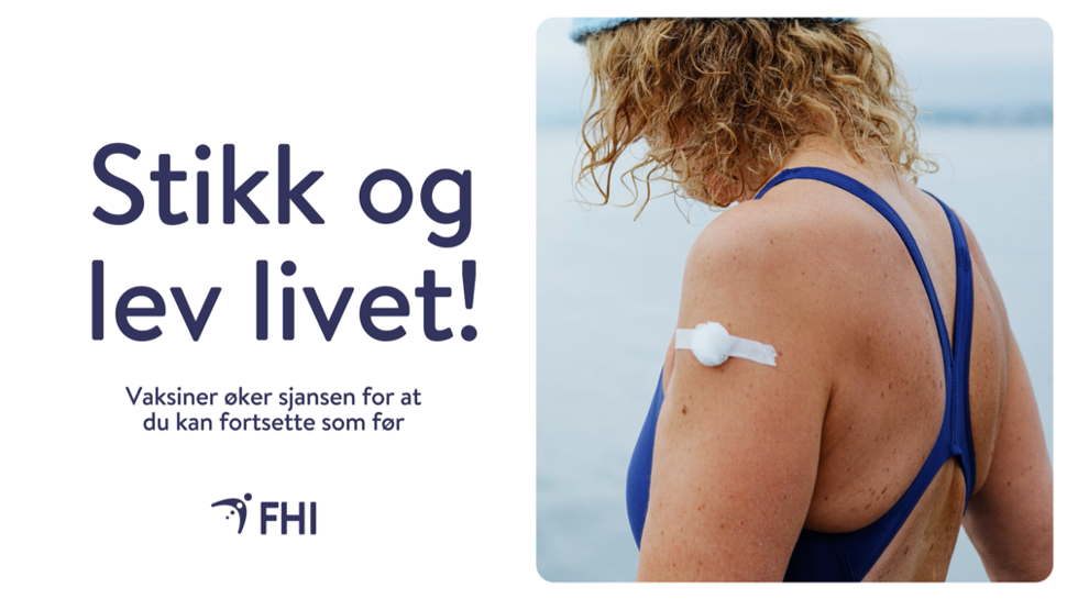 bilde av video om vaksiner til voksne "Stikk og lev livet!"
