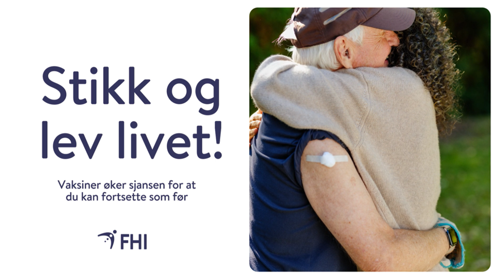 bilde av video om vaksiner til voksne "Stikk og lev livet!"