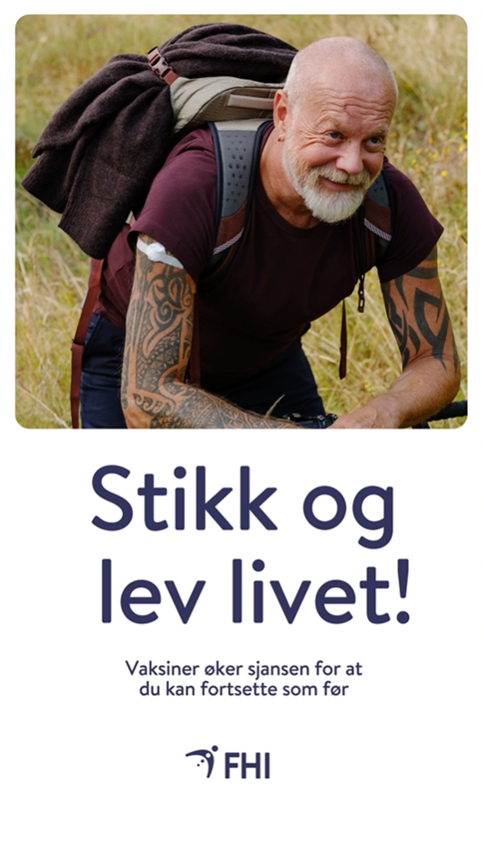 bilde av video om vaksiner til voksne "Stikk og lev livet!"