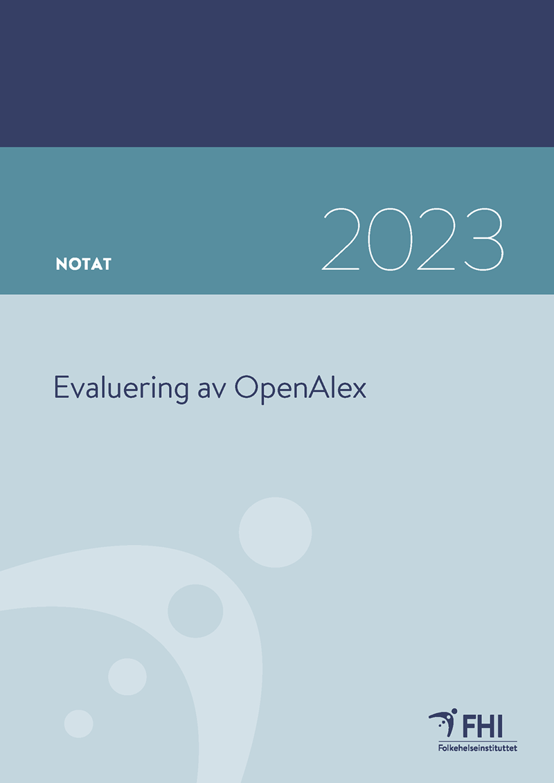 Forside til rapporten