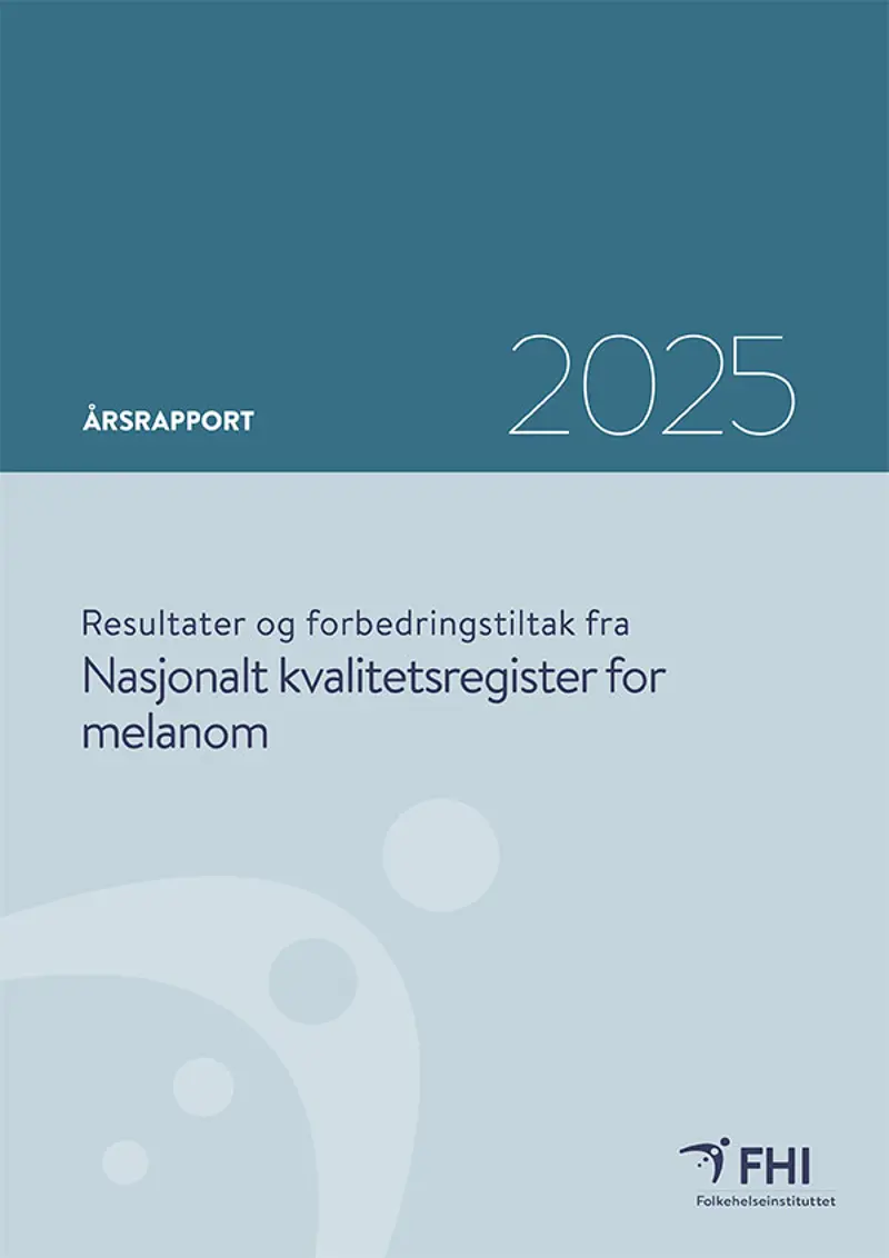 Forside rapport Melanom 2025