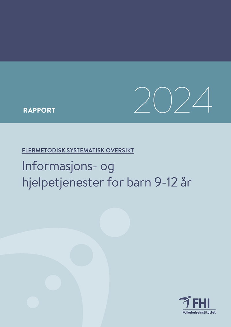 Bilde av rapportens forside. Bilde.