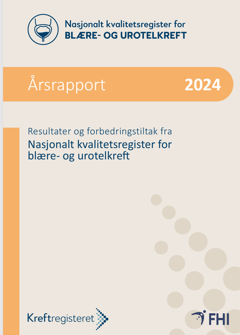 Forside rapport blærekreft 2024
