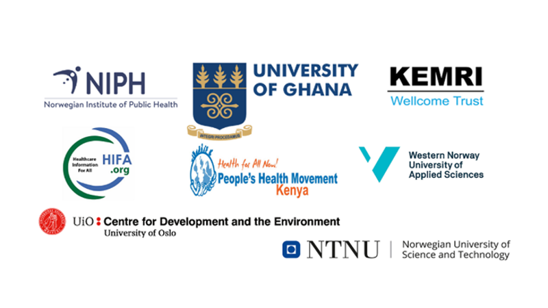 A gathering of the organisation's logos