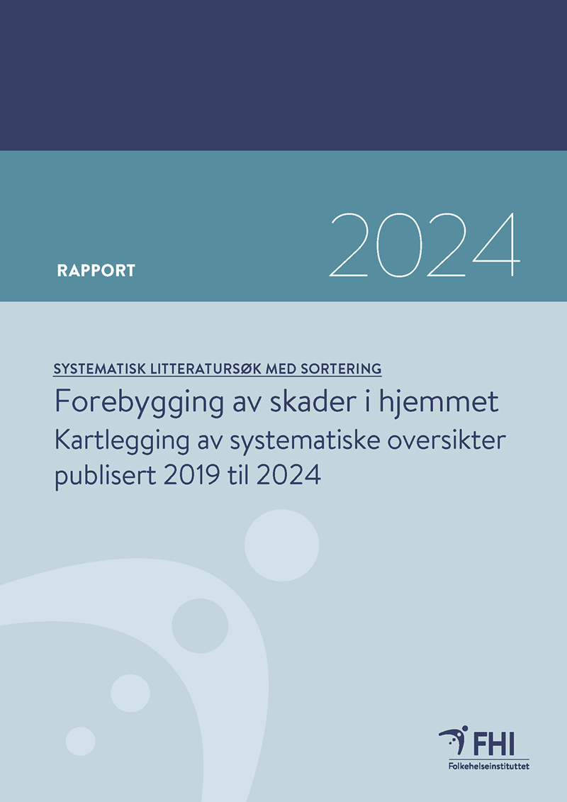 Forsiden til rapporten. Bilde