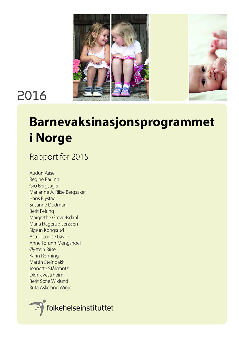 Barnevaksinasjonsprogrammet i Norge rapport 2015.jpg