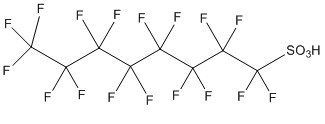 kjemisk struktur PFOS