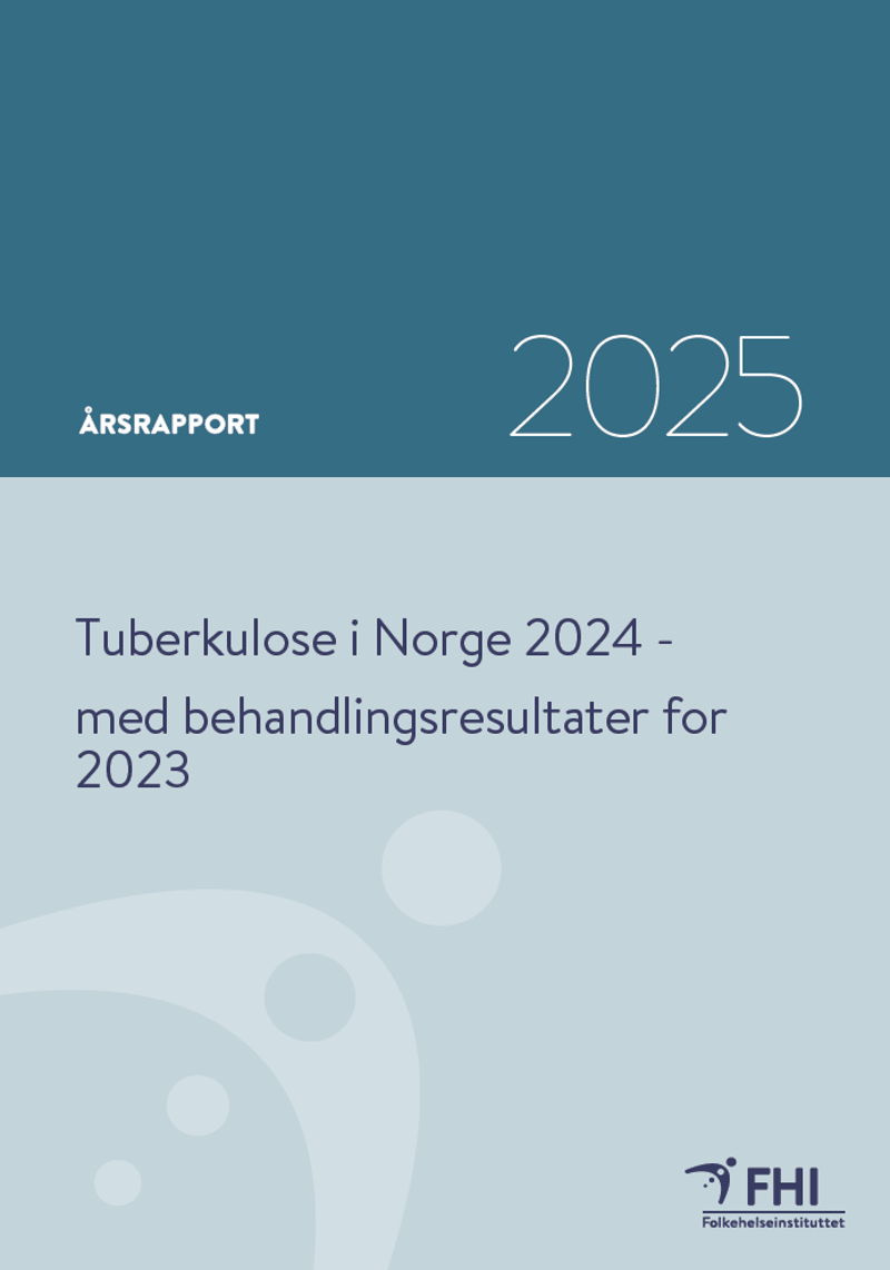 Forsiden til årsrapport for tuberkulose 2024