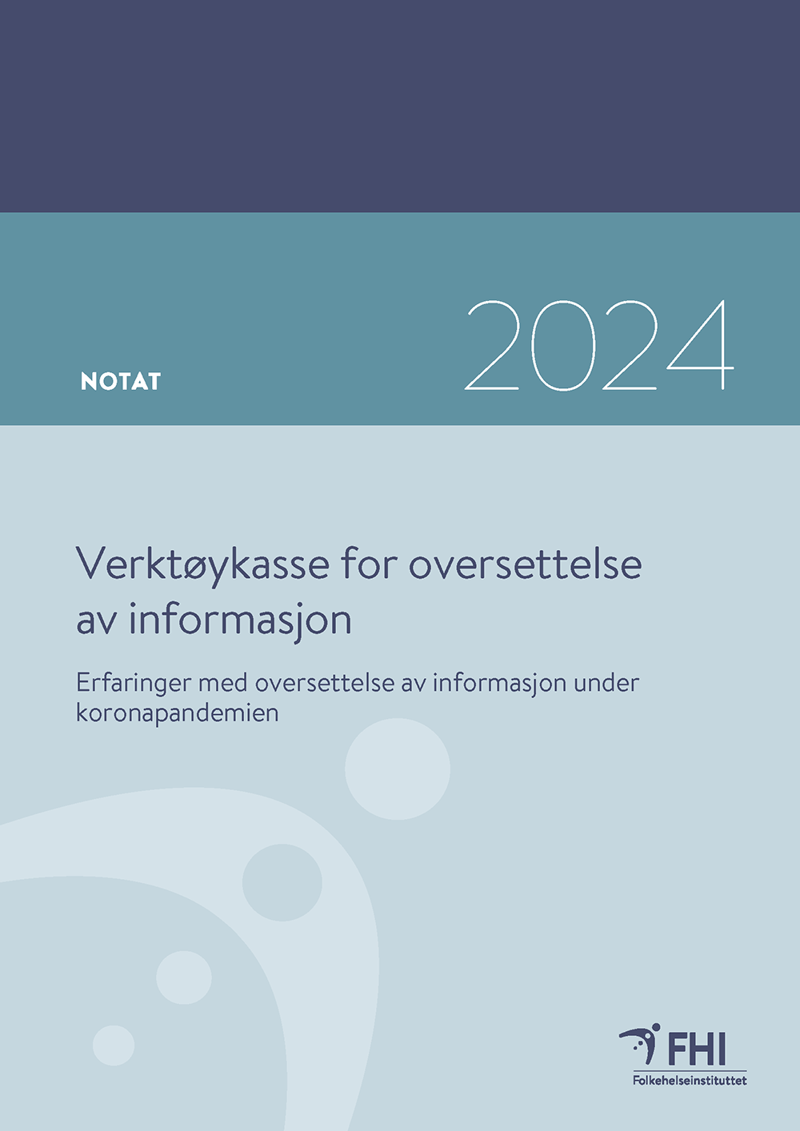 Notatets forside. Bilde.